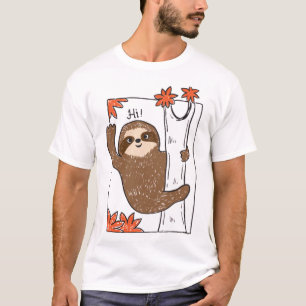 Niedlicher Faultier T-Shirt