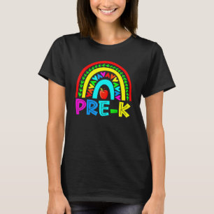Niedlicher Fausttag der Pre-K-Rainbow-Lehrerin T-Shirt