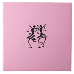Niedlicher Feierabend Rosa Fliese
