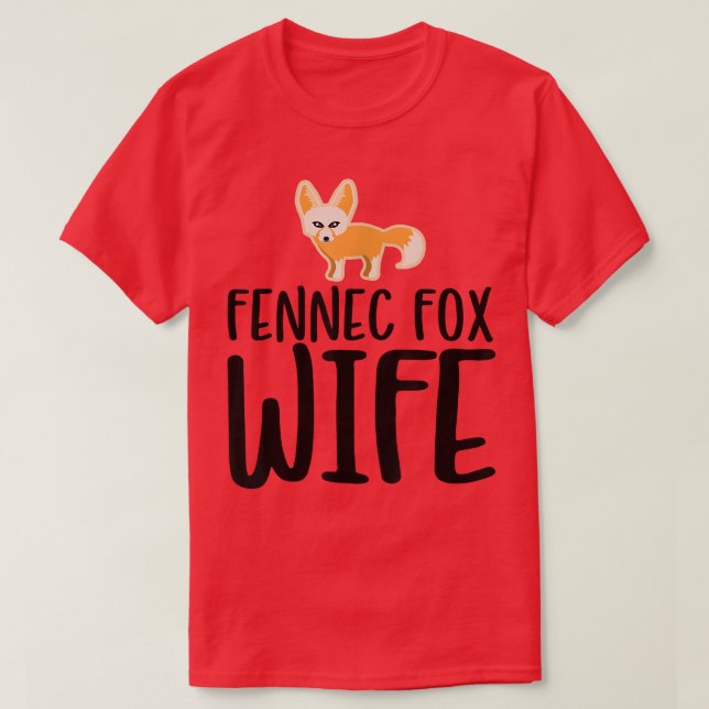 Niedlicher Fennec für die Ehefrau T-Shirt (Design vorne)