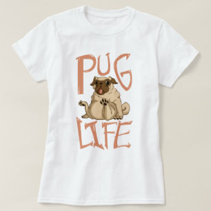 Niedlicher Fett-Mops-T - Shirt