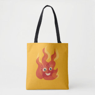 Niedlicher Feuerbrand-Cartoon Tasche