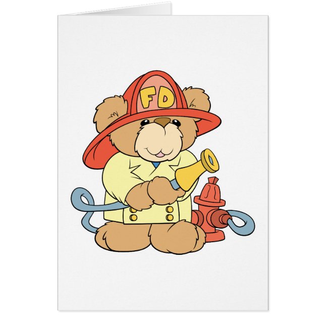 Niedlicher Feuerwehrbär (Vorne)
