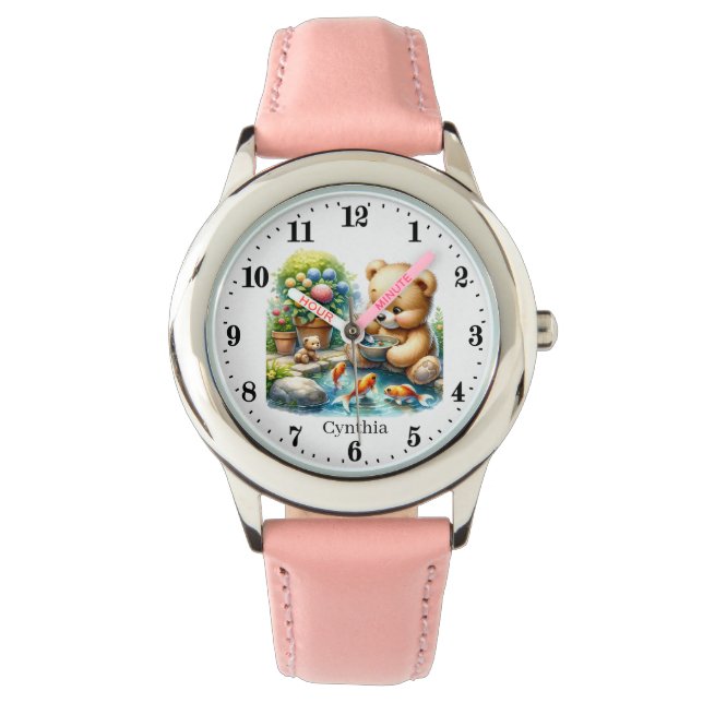 Niedlicher Fisch Armbanduhr (Vorderseite)