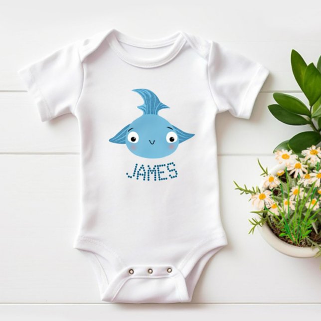 Niedlicher Fisch Baby Strampler (Von Creator hochgeladen)
