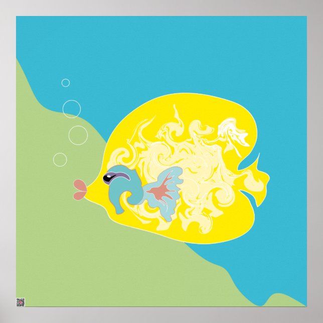 Niedlicher Fisch Poster (Vorne)