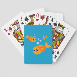 Niedlicher Fisch Spielkarten