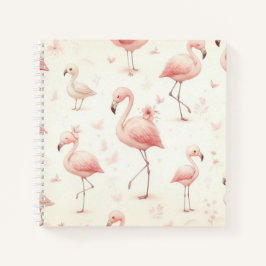 Niedlicher Flamingo Flock Notizbuch