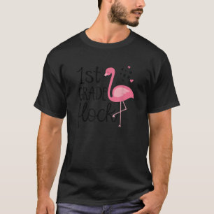 niedlicher Flamingo-Teacher-Matching-Tee der 1. Kl T-Shirt