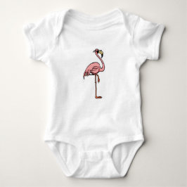 niedlicher Flamingobabybodysuit Baby Strampler