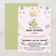 Niedlicher Fliegenballon Babydusche Party