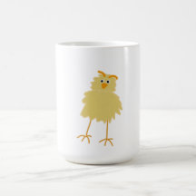 Niedlicher Fluffy Yellow Baby Chick