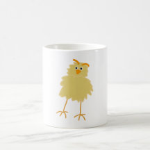 Niedlicher Fluffy Yellow Baby Chick