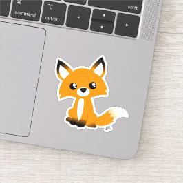 Niedlicher Fox-Aufkleber für den Vinyl-Schnitt Aufkleber