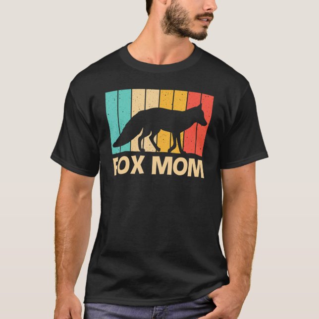 Niedlicher Fox für die Mama Mutter Fennec Fox arkt T-Shirt (Vorderseite)
