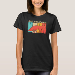 Niedlicher Fox für Männer Vulpine Fox Wildtier T-Shirt