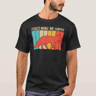 Niedlicher Fox für Männer Vulpine Fox Wildtier T-Shirt