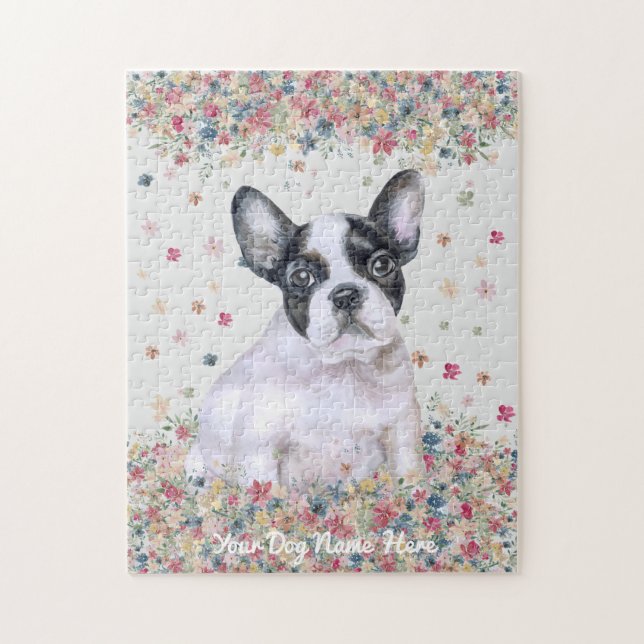 Niedlicher französischer Bulldog (Vertikal)