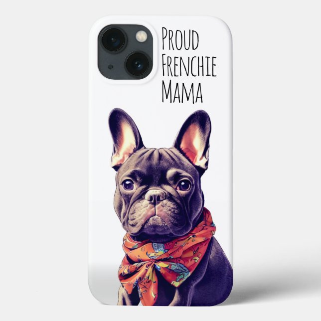 Niedlicher französischer Bulldog Custom Case Mate (Rückseite)