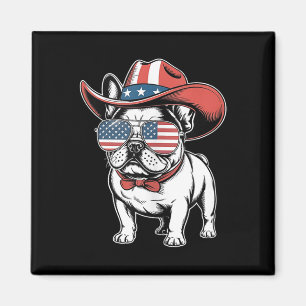 Niedlicher französischer Bulldog Funny Dog US-amer Magnet