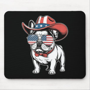 Niedlicher französischer Bulldog Funny Dog US-amer Mousepad