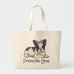 Niedlicher französischer Bulldog gift Welpe Dog Fr Jumbo Stoffbeutel
