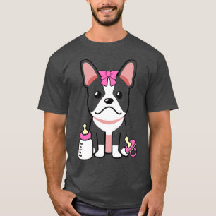 Niedlicher französischer Bulldog ist ein Ba T-Shirt