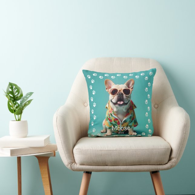 Niedlicher französischer Bulldog Kissen (Stuhl )