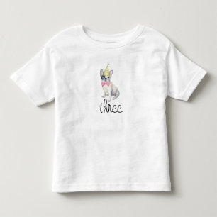 Niedlicher französischer Bulldog Welpe Hund Geburt Kleinkind T-shirt
