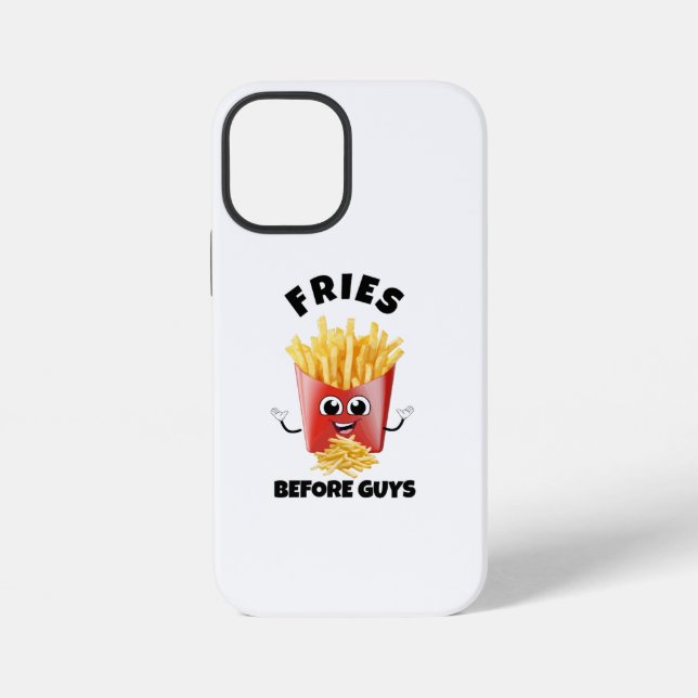 Niedlicher französischer Fries Cartoon Hoodie & T- iPhone 12 Mini Hülle (Rückseite)