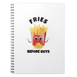 Niedlicher französischer Fries Cartoon Hoodie & T- Notizblock