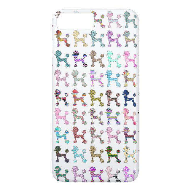 Niedlicher französischer Pudel-Girly wunderliches Case-Mate iPhone Hülle (Rückseite)
