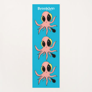 Niedlicher, freche Kraken-Cartoon Yogamatte