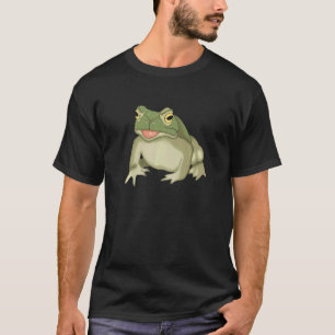 Niedlicher Frosch auf Amphibien für Kids Grüner Fr T-Shirt