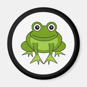 Niedlicher Frosch-Cartoon-Magnet Magnet