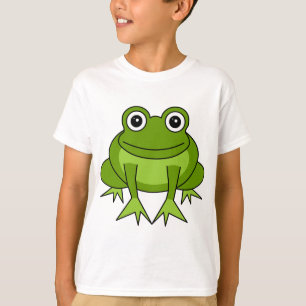 Niedlicher Frosch-Cartoon scherzt T - Shirt