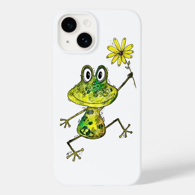 Niedlicher Frosch Case-Mate iPhone 14 Hülle (Rückseite)