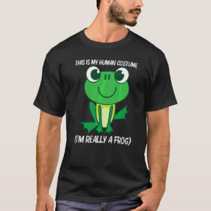 Niedlicher Frosch für Männer Frauen Wald Zoo Haust T-Shirt