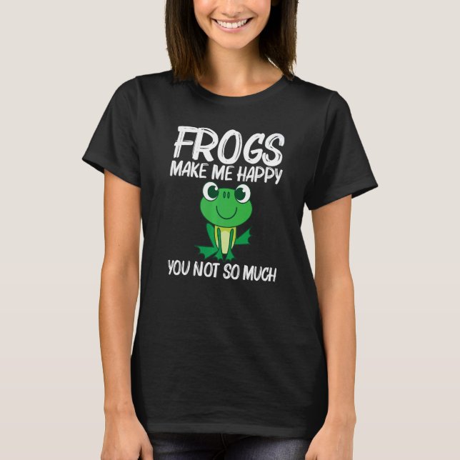 Niedlicher Frosch für Männer - Waldtierkatze T-Shirt (Vorderseite)