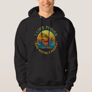 Niedlicher Frosch für Tote Männer Amphibien Hoodie