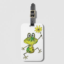 Niedlicher Frosch Gepäckanhänger