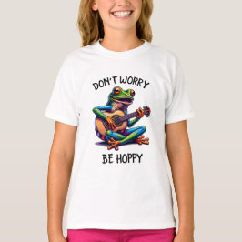 Niedlicher Frosch Gitarre spielen | Mach dir keine T-Shirt