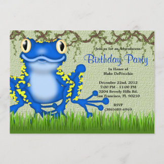 NIEDLICHER Frosch-Jungle Einladung