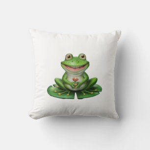 Niedlicher Frosch Kissen