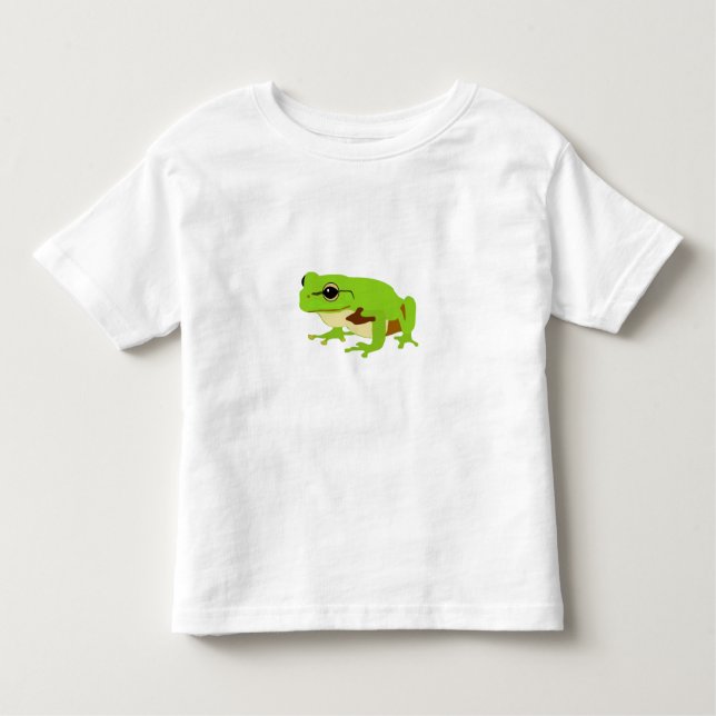 Niedlicher Frosch Kleinkind T-shirt (Vorderseite)