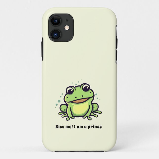 Niedlicher Frosch küsst mich Case-Mate iPhone Hülle (Rückseite)