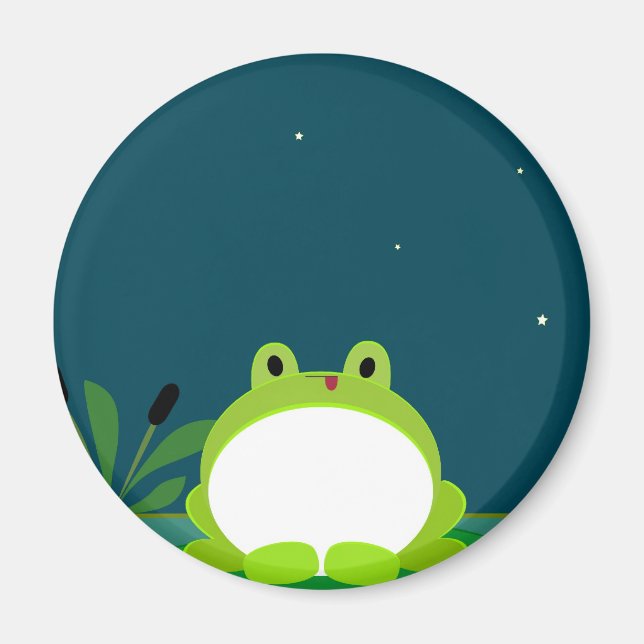 Niedlicher Frosch Magnet (Vorne)