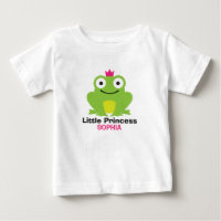 Niedlicher Frosch mit Kronen und personalisiertem 