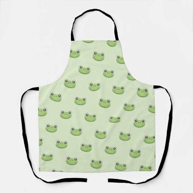 Niedlicher Frosch | Schürze für Überdruck (Vorderseite)