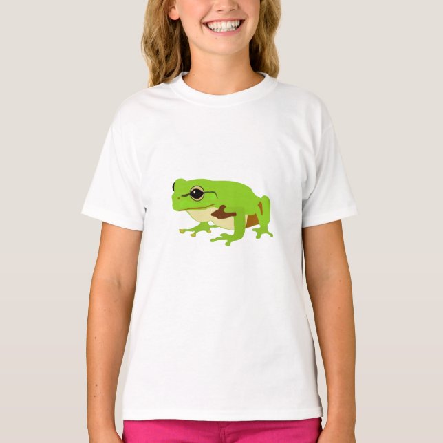 Niedlicher Frosch T-Shirt (Vorderseite)